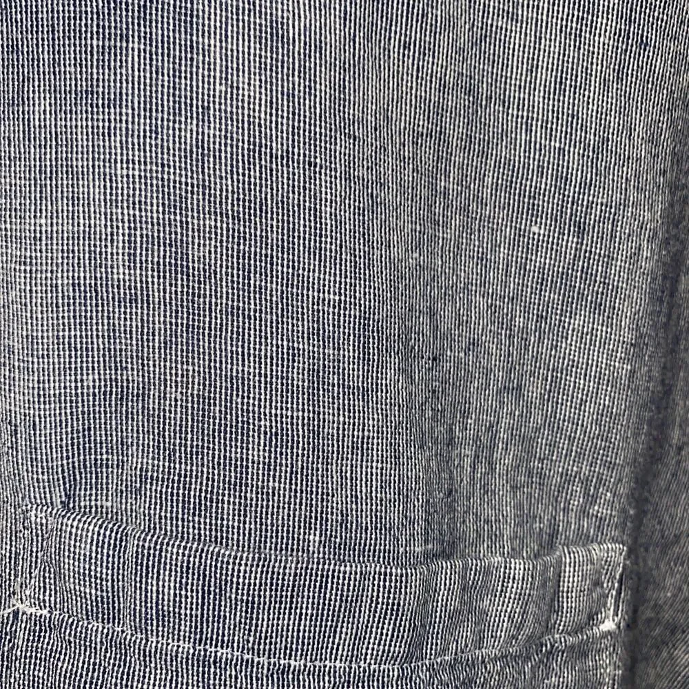 Banana Republic Mens Linen Standard-Fit Short Sleeve Button Up Shirt XL